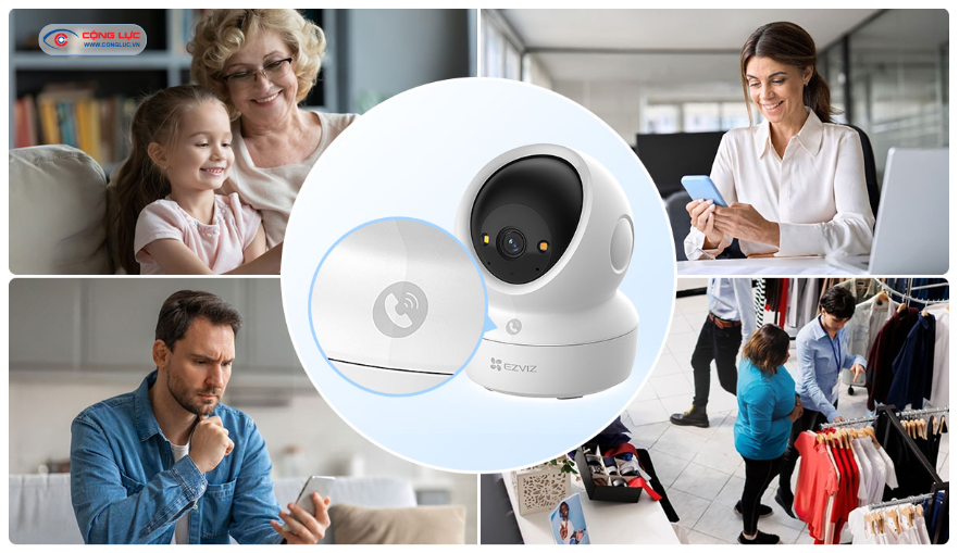 Ezviz H6C G1 4K Camera đàm thoại 2 chiều